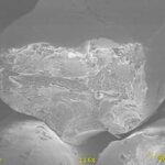 High SEM Magnification of Fracture of Wire Rope